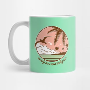 Sandy Toes and Salty Air - Beach Life - Summer Mug